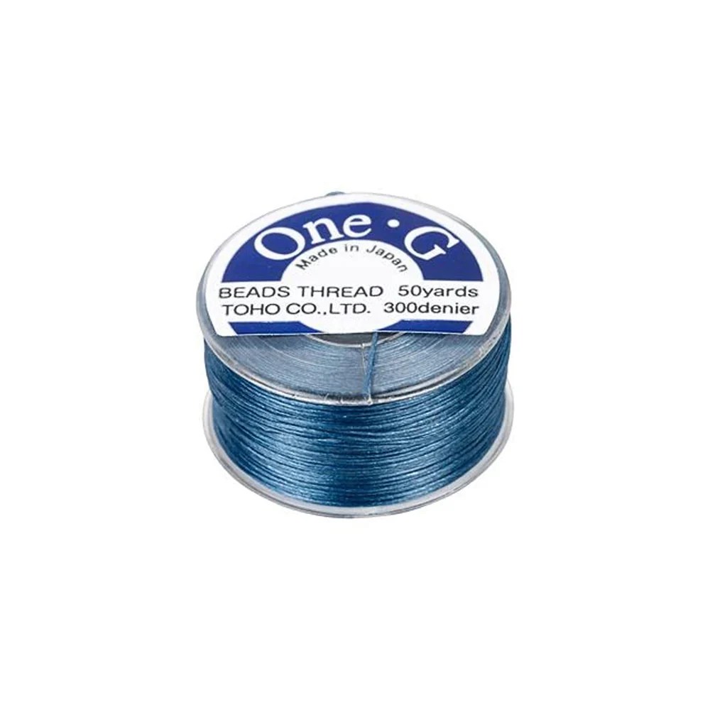 Toho One-G Beading Thread 50YD Blue